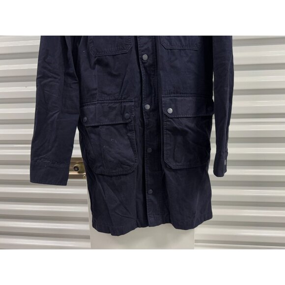 DB Supply Water-Repellent Navy Blue Parka with Hood L NWT Outer Jacket - Picture 3 of 9